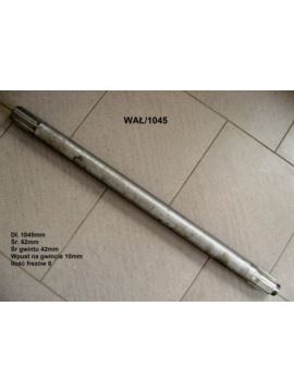 Wał 8 frezów z gwintem 42mm
