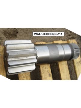 Wał zębaty przekładni Z-11 L-430 mm M12, Z-34
