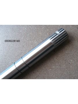 Wałek podajnika lewy L-445mm (wpust-wielowpust)