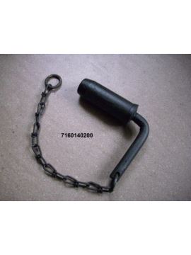 Sworzeń zaczepu przyczepy fi 38 L-105