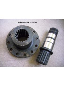 Piasta+wał wielowpust