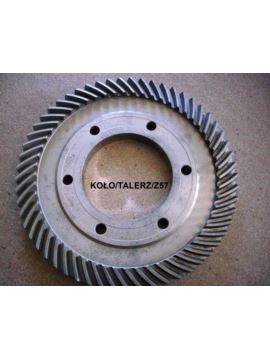 Koło talerzowe przekładni Z-57 zęby łukowe
