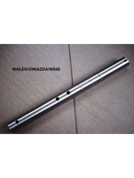 Wałek gwiazdy L-423mm/fi-35mm otwory fi 10mm