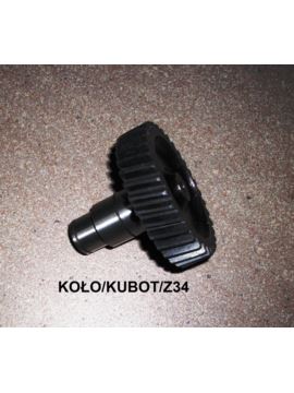 Koło zębate skośne Z-34 z wałkiem