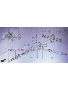 Koło talerzowe Z-35 i wałek atak Z-14