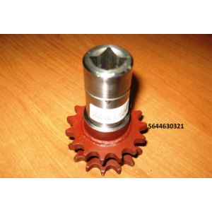 Tuleja z kołami zębatymi Z-15