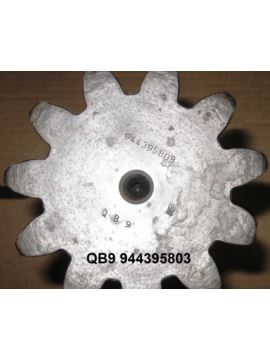 Wał zębaty przekładni obrotu Z-11 M10 L-342mm