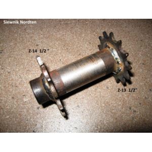 Koło zębate łańcuchowe Z-14/Z-13 1/2"