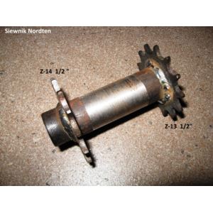 Koło zębate łańcuchowe Z-14/Z-13 1/2"
