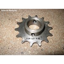 Koło zębate łańcuchowe Z-14 1/2" fi 20