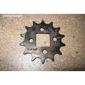 Koło zębate łańcuchowe Z-14 1/2" fi19 kwadr.