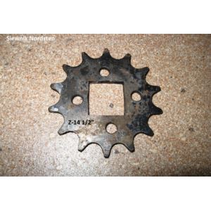 Koło zębate łańcuchowe Z-14 1/2" fi19 kwadr.