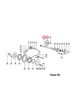 Koło łańcuchowe Z-20 1" fi 35mm