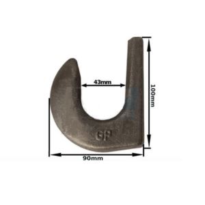 Hak zaczepu EURO do osprzętu /kuty/