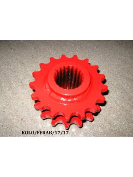 Koło podwójne Z-17/Z-17 3/4" fi 40 wielowpust