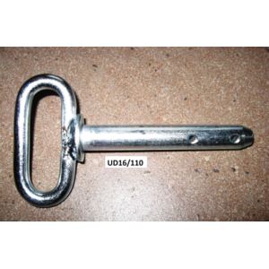 Sworzeń z uchem fi16  L-110mm