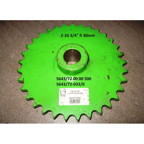 Koło łańcuchowe Z-33 3/4" fi 30mm