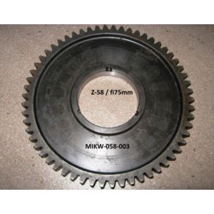 Koło zębate walcowe pośrednie Z-58 fi 75mm