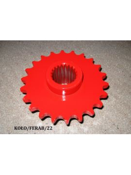 Koło łańcuchowe Z-22  3/4" fi 40 mm wielowpust