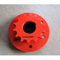 Koło zębate z flanszą Z-14  fi 30mm