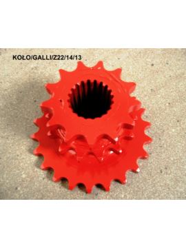 Koło łańcuchowe potrójne Z-22/Z-14/Z-13 3/4"