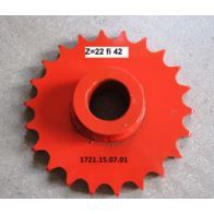 Koło łańcuchowe Z-22 1" Fi42 pod tul. stożkową