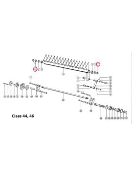 Tulejka na wałek / L-1195 / podajnika
