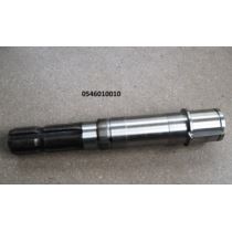Wałek przekładni z gwintem, frez WOM/ klin 10mm