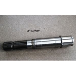 Wałek przekładni z gwintem, frez WOM/ klin 10mm