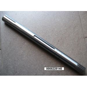 Wałek podajnika lewy L-445mm (wpust-wielowpust)