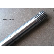 Wałek podajnika lewy L-445mm (wpust-wielowpust)