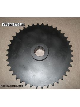 Koło łańcuchowe Z-40 1" fi 46 mm wielowpust