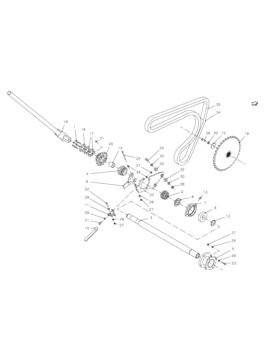 Koło łańcuchowe Z-35 1 1/4" wielowpust