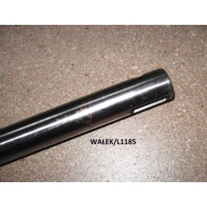 Wałek podajnika wpust klin+wpust śruba L-1185mm