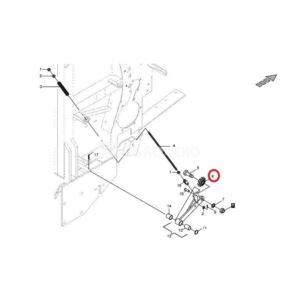 Koło łańcuchowe nap. Z-12 1" fi 42 (łożysko 6004)