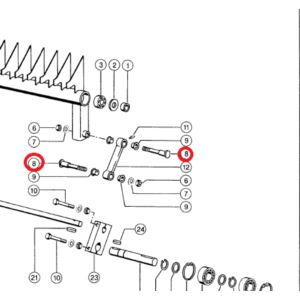 Sworzeń do łącznika podajnika /Zamiennik/