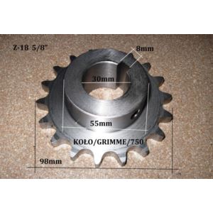 Koło napędu taśmy Z-18 5/8"