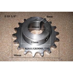 Koło napędu taśmy Z-18 5/8"