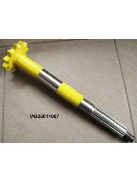 Wałek zębaty Z-12  1" wielowypust