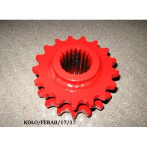 Koło łańcuchowe podw Z-17/Z-17 3/4" fi 40 wielowp