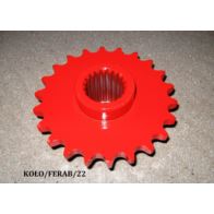 Koło łańcuchowe Z-22  3/4" fi 40 mm wielowpust