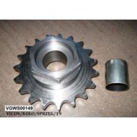 Koło łańcuchowe sprzęgłowe Z-19 1"