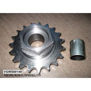 Koło łańcuchowe sprzęgłowe Z-19 1"