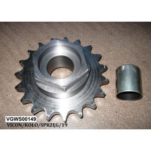 Koło łańcuchowe sprzęgłowe Z-19 1"