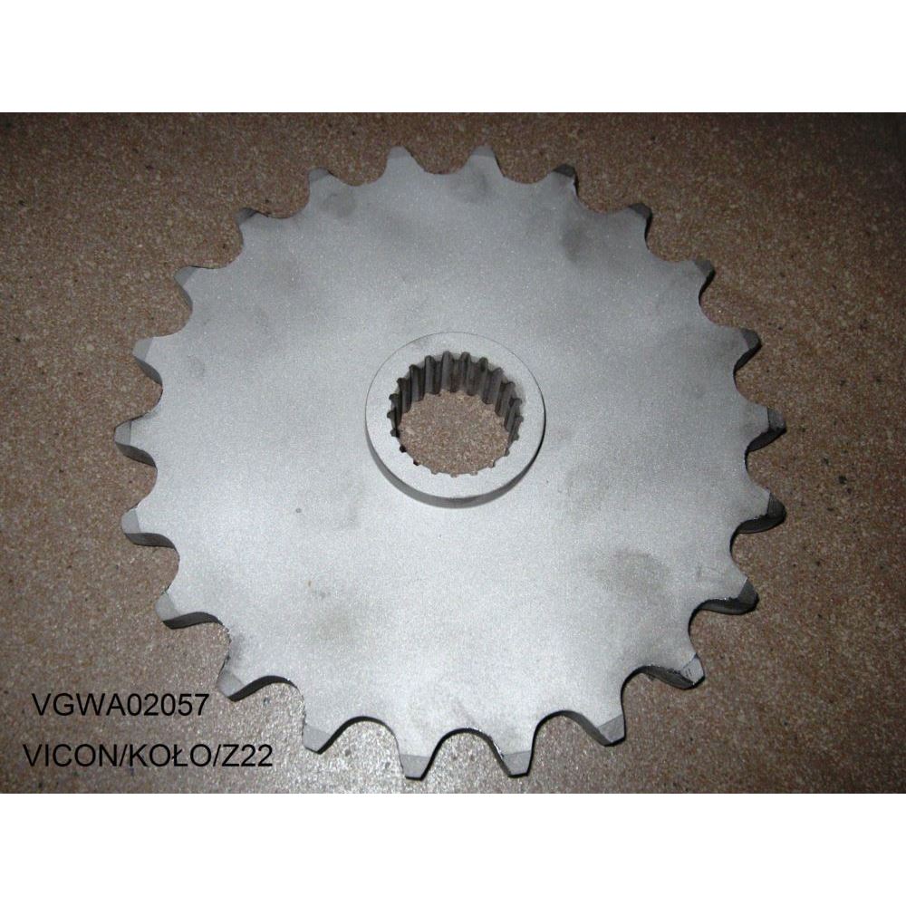 Koło łańcuchowe Z-22 1 1/4" fi 41/45mm wielowpust Koło łańcuchowe Z-22 1 1/4" fi 41/45mm wielowpust