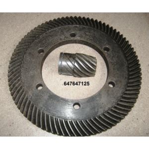 Koło talerzowe skośne Z-83 fi 145mm+wałek Z-12