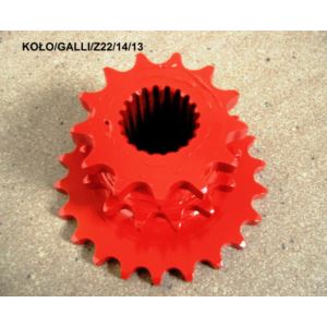 Koło łańcuchowe potrójne Z-22/Z-14/Z-13 3/4"