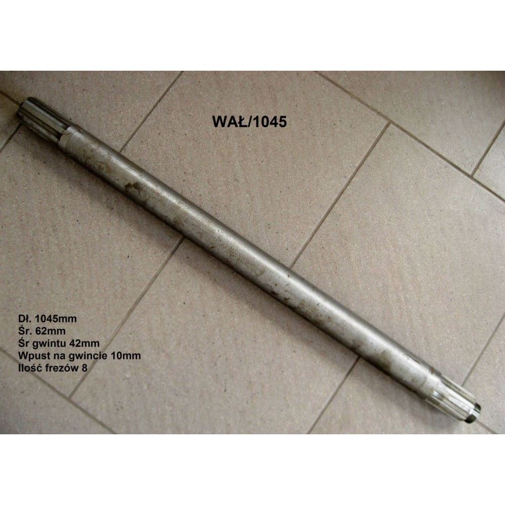 Wał 8 frezów z gwintem 42mm