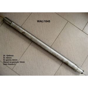 Wał 8 frezów z gwintem 42mm