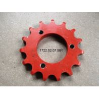 Koło zębate Z-15 1" fi 62 mm 3-otwory